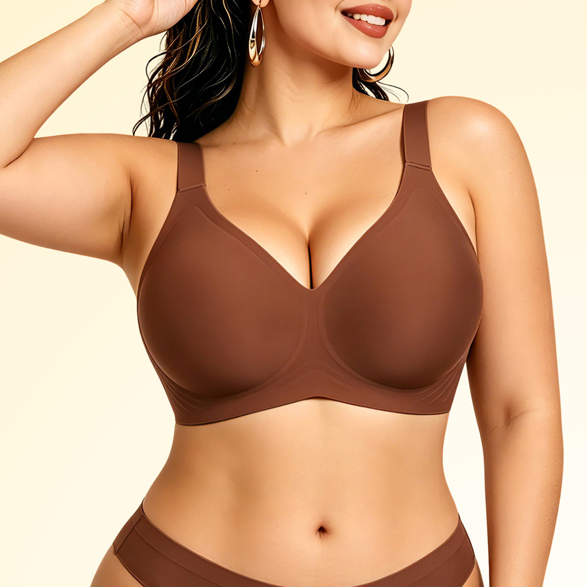 Wirefree Bra Comfort - Reggiseno da donna senza ferretto, morbido